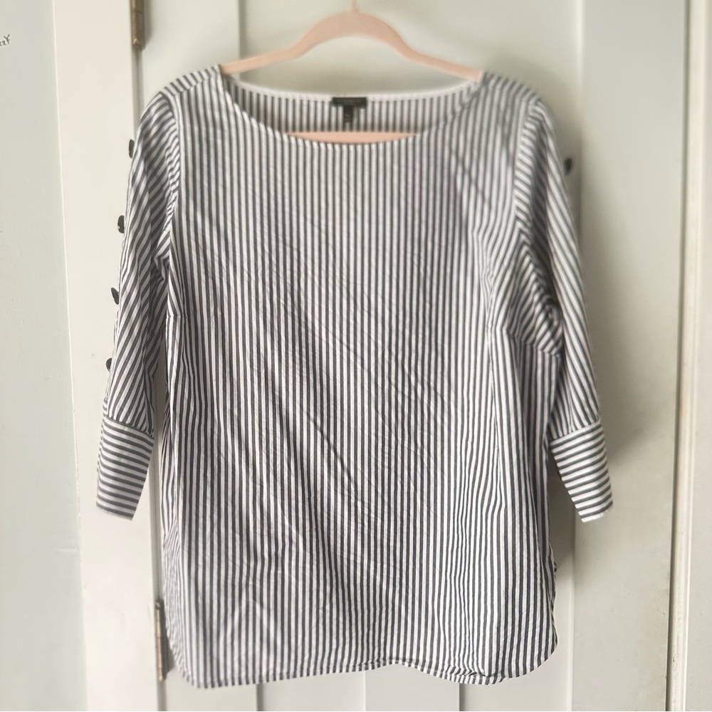 Railroad striped top